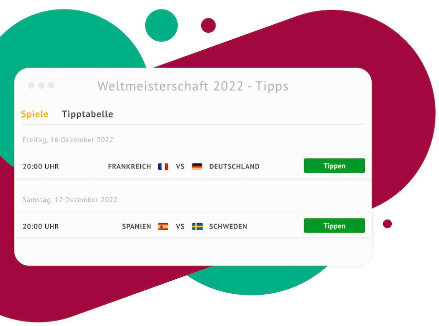 Tippspiel WM 2022 Tabelle